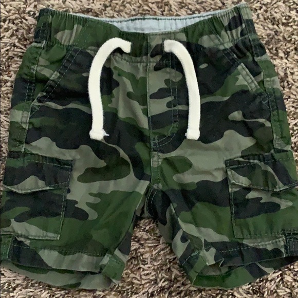 baby boy camo shorts
